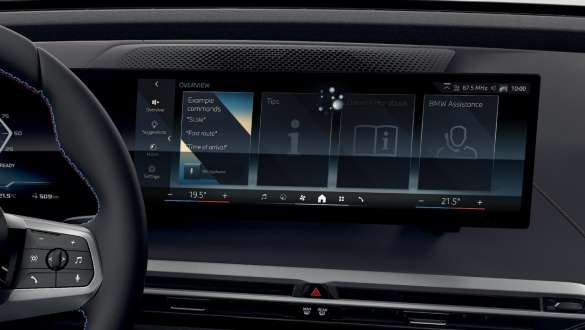 BMW iX M60 i20 2022 электрический SUV электрический автомобиль BMW, Intelligent Personal Assistant, Изогнутый дисплей BMW Curved Display