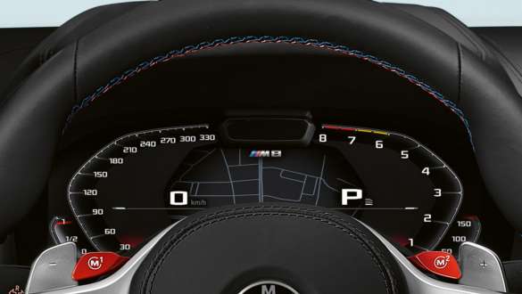 Приборная панель М. Приборная панель М в BMW M8 Competition Кабриолет.