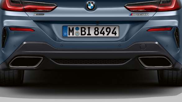 Спортивная выхлопная система М. BMW M850i xDrive Coupé с выхлопной системой M Sport.