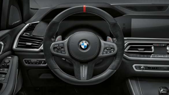 Рулевое колесо M Performance BMW Х5 G05 2018 Рулевое колесо M Performance BMW X5 G05 2018, интерьер