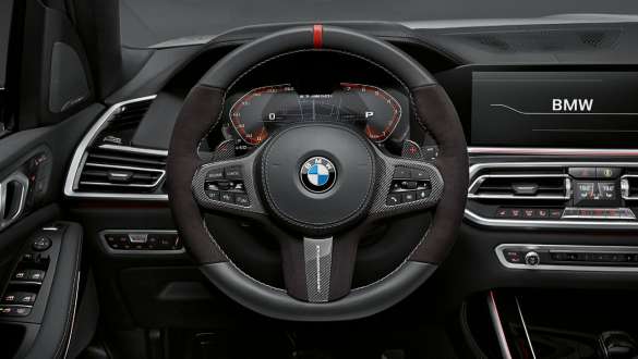 Рулевое колесо M Performance BMW X7 G07 2019, салон Рулевое колесо M Performance BMW X7 G07 2019, салон