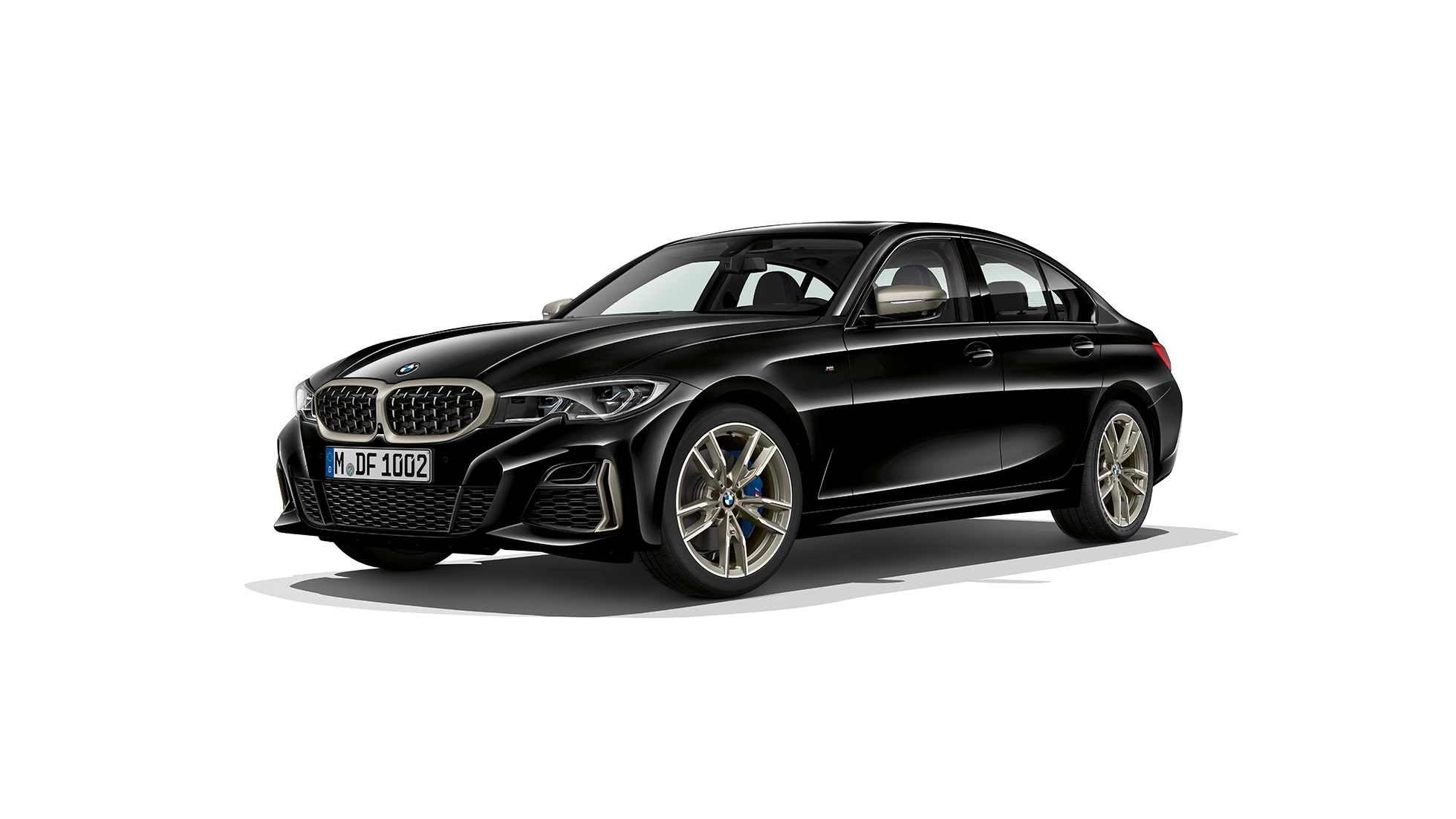 BMW 3 серии Седан, BMW M340i xDrive. Боковой снимок BMW 3 серии Седан BMW M340i xDrive.