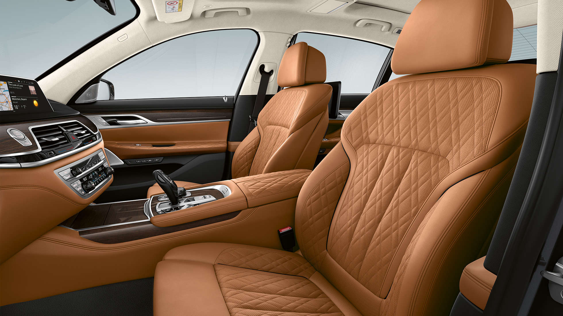 BMW 7 серии Седан с дизайном Pure Excellence: кожаная обивка BMW 7 серии Седан с дизайном Pure Excellence: обивка из кожи Nappa