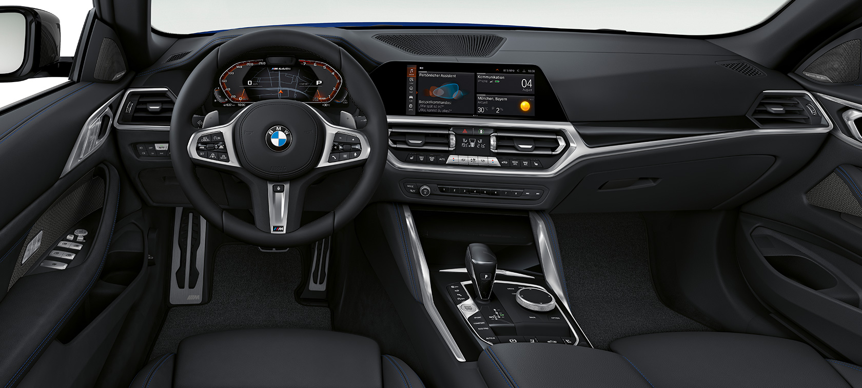 Кокпит BMW M440i xDrive Cabrio G23 2020 Кокпит BMW M440i xDrive Cabrio G23 2020