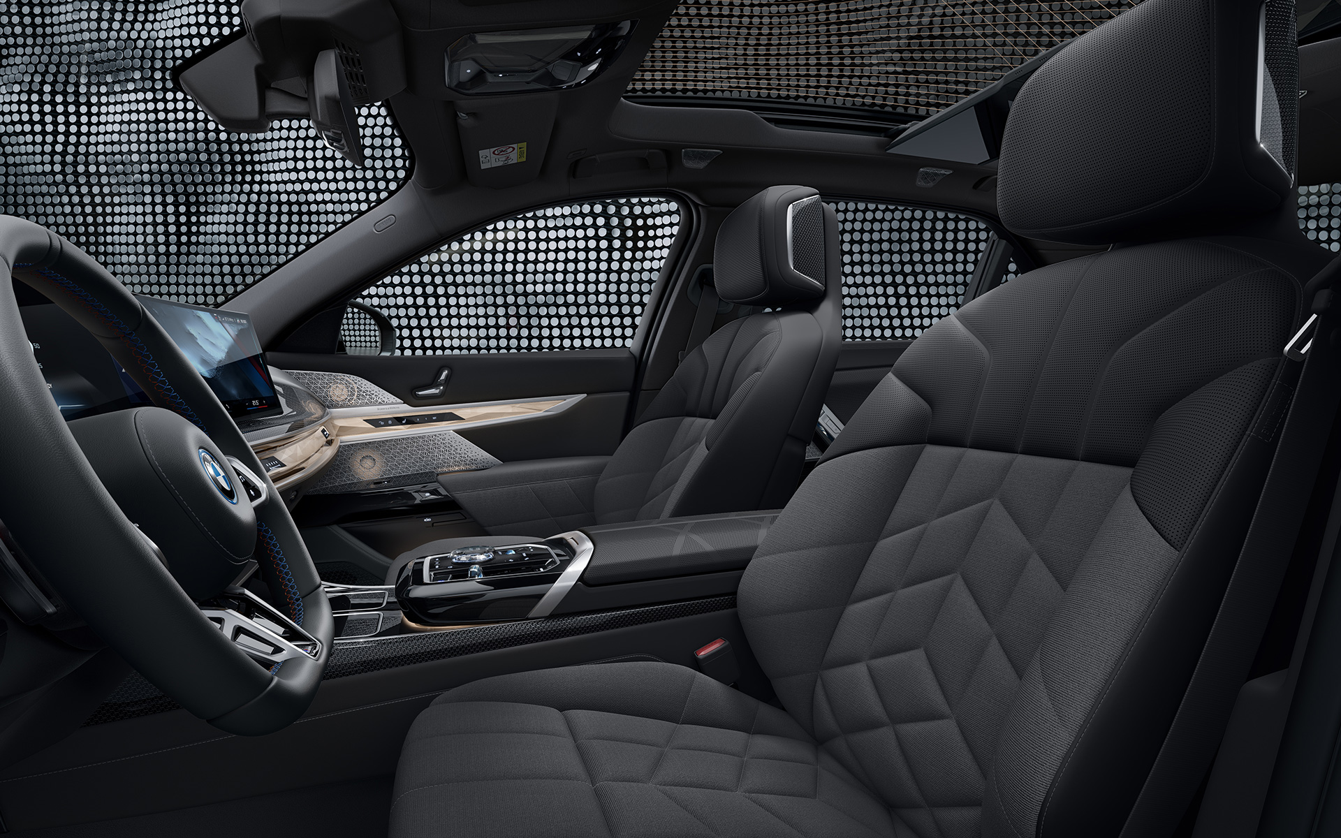 Многофункциональные сиденья для водителя и переднего пассажира, BMW i7 M70 xDrive G70 BMW i7 M70 xDrive G70, многофункциональные сиденья для водителя и переднего пассажира