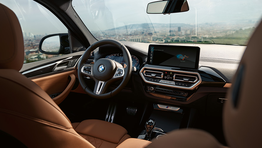 BMW X3 M40i G01 LCI Facelift 2021, кабина