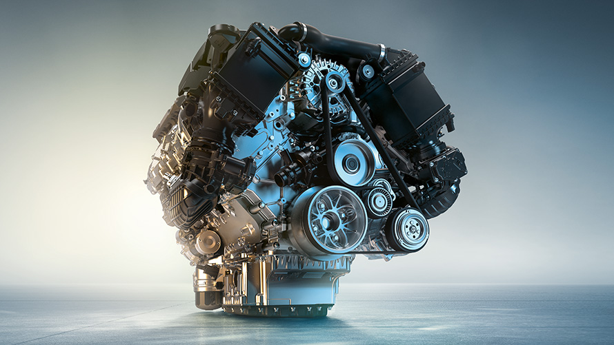 Бензиновый двигатель M TwinPower Turbo модели BMW X5 M50i 8-цилиндровый бензиновый двигатель M TwinPower Turbo модели BMW X5 M50i G05