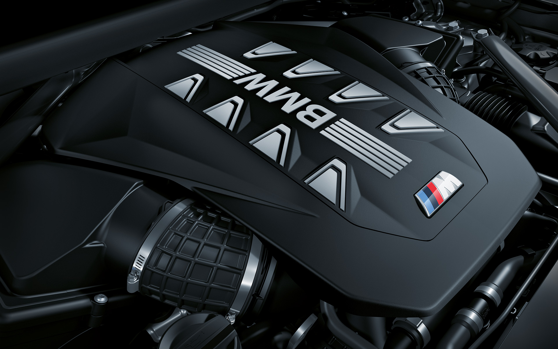 BMW X5 M60i xDrive G05 MP, двигатель BMW X5 M60i xDrive G05 MP, двигатель, крупный план