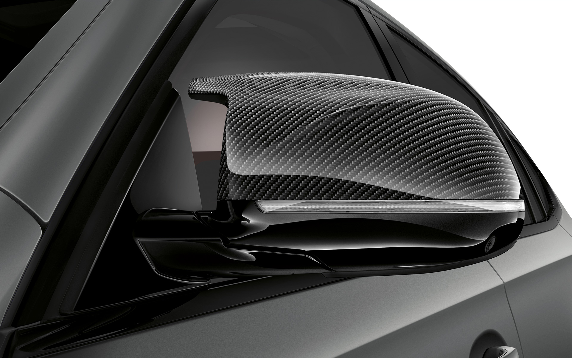 BMW X6 M Competition F96, карбоновые крышки наружных зеркал M BMW X6 M Competition F96, 2023, карбоновые крышки наружных зеркал M