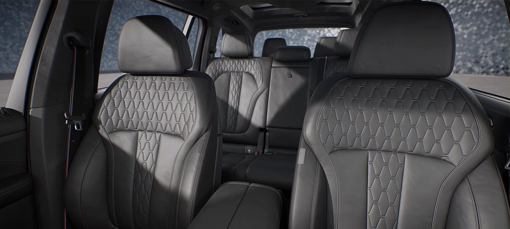 BMW X7 M60i G07 LCI, дизайн интерьера, видеоролик BMW X7 M60i G07 LCI, дизайн интерьера, видеоролик