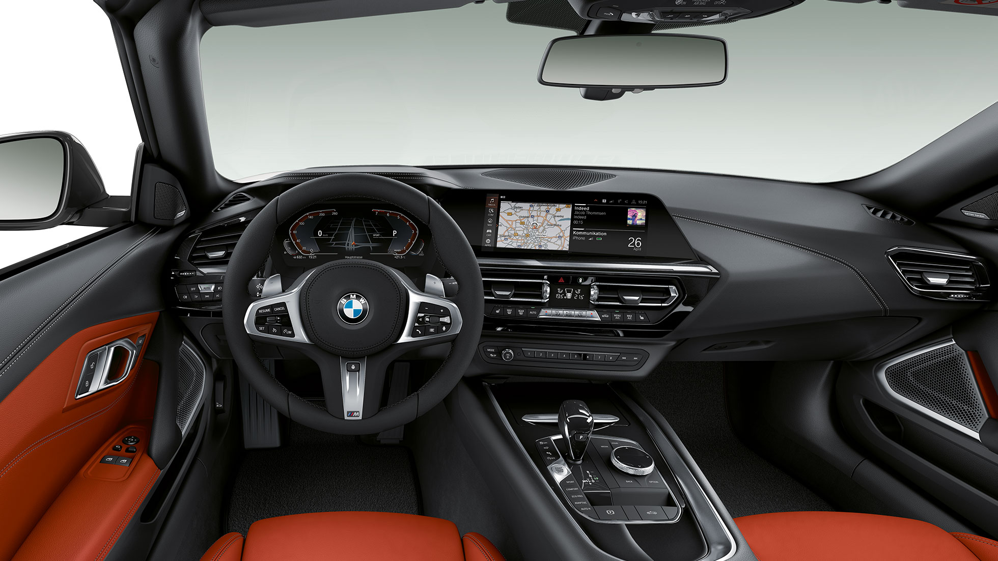 BMW Z4 Roadster Модель Sport Line BMW Z4 Roadster Модель Sport Line, рулевое колесо и место водителя