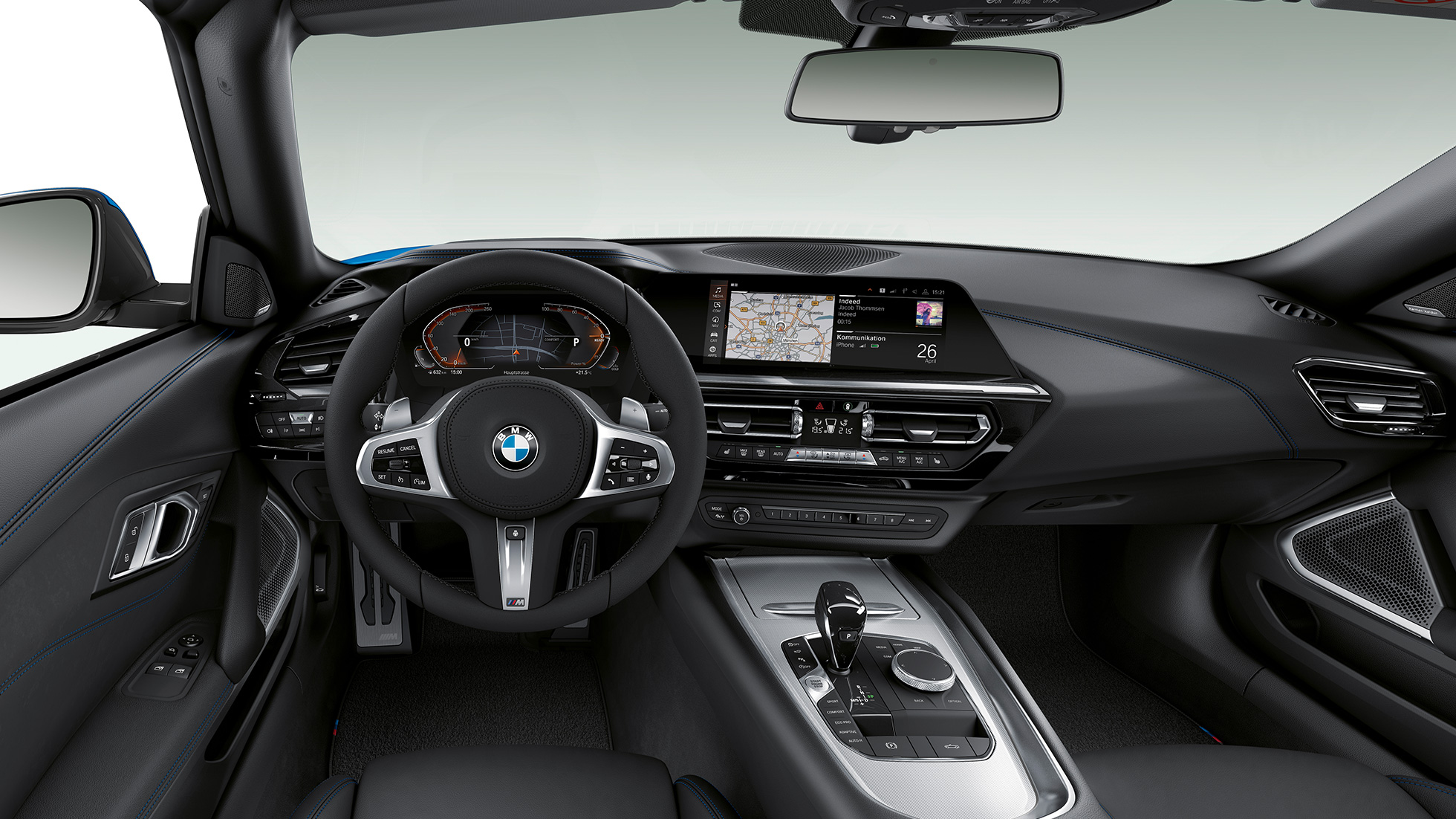 BMW Z4 Родстер Модель М Sport BMW Z4 Родстер Модель М Sport, рулевое колесо и водительское место