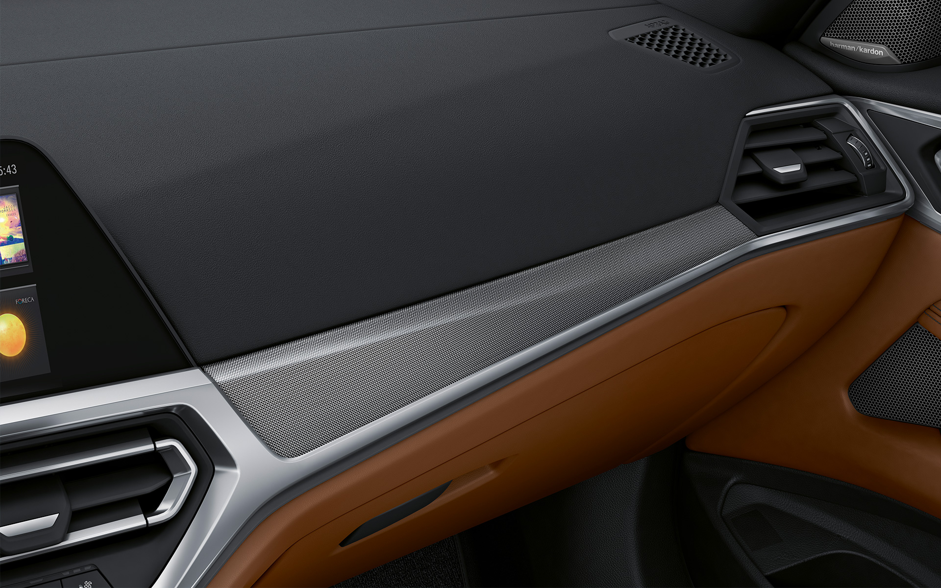 BMW Individual декоративные планки "Алюминий с эффектом тканого полотна", глянцевые, крупный план BMW Individual декоративные планки "Алюминий с эффектом тканого полотна", глянцевые, крупный план