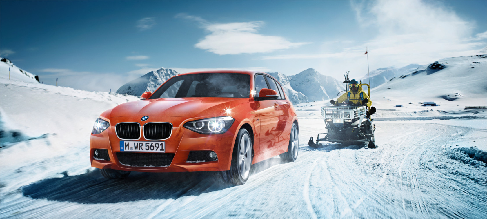 Система полного привода BMW в действии Система полного привода BMW в действии