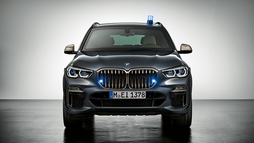 BMW Protection Vehicles Дополнительное оборудование экстерьер синий свет BMW Protection Vehicles Дополнительное оборудование экстерьер синий свет